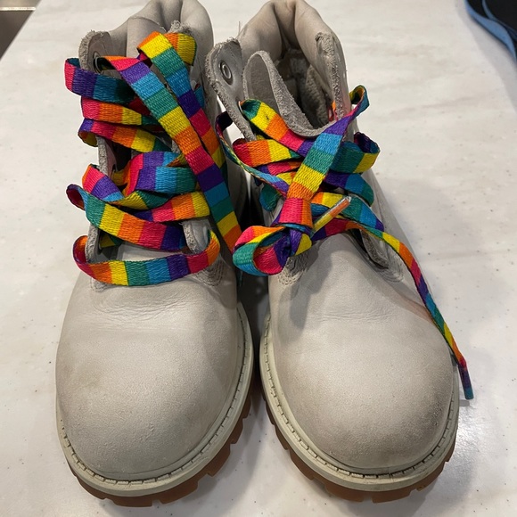 Timberland GS BIG Kids 11 inch Premium Waterproof Boots Medium Grey TB0A172F065 - Picture 11 of 14